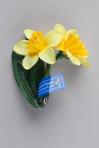 Marie Curie Cancer Care Charity Daffodil Brooch