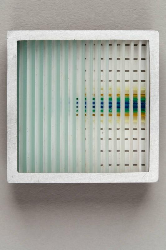 Acrylic Stripe Brooch by Eric Spiller