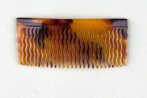 Faux Tortoiseshell Ornamental Hair Comb