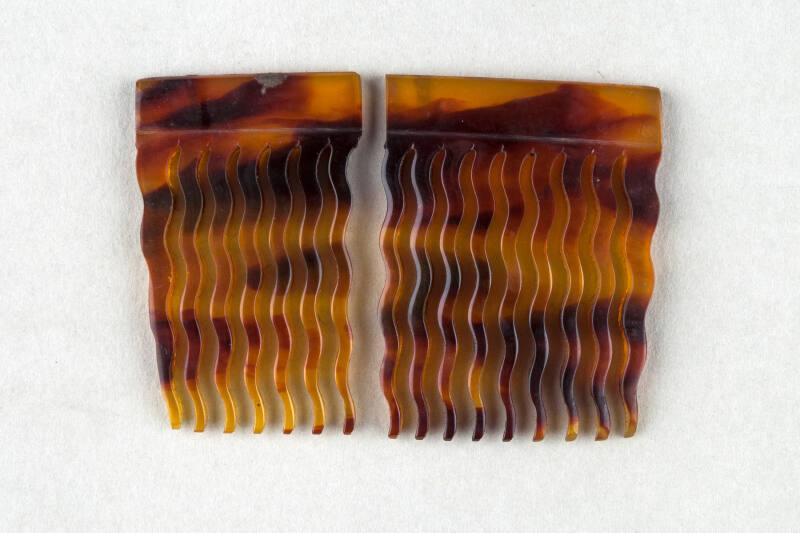 Faux Tortoiseshell Ornamental Hair Comb