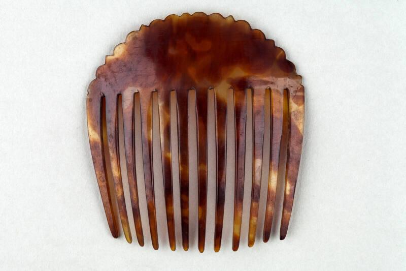 Faux Tortoiseshell Ornamental Back Comb