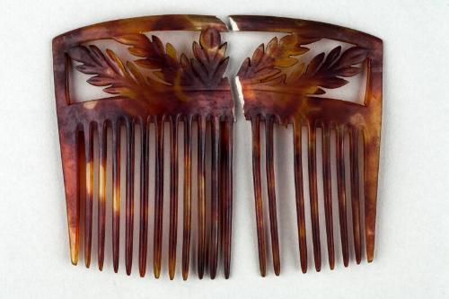 Faux Tortoiseshell Ornamental Back Comb