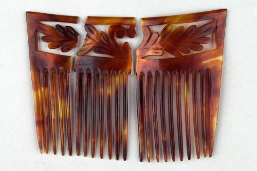 Faux Tortoiseshell Ornamental Back Comb