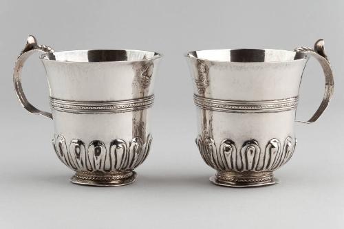 Pair Of Thistle Cups