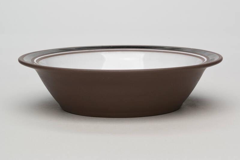 Stoneware 'Contrast' Pattern Soup Bowl