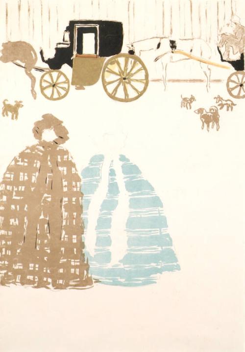 The Promenade by Pierre Bonnard