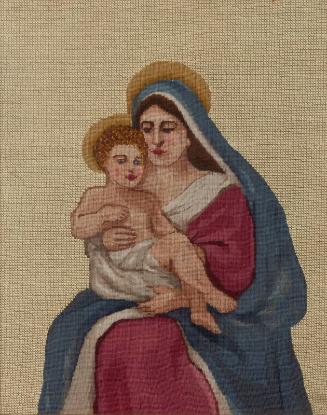 Madonna and Child Cross Stitch Picture