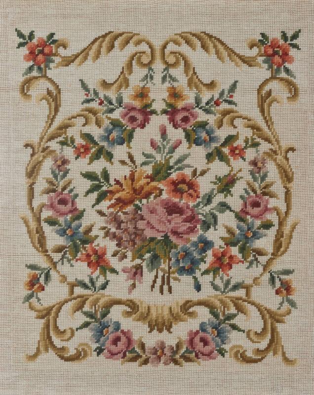 Floral Cross Stitch Picture