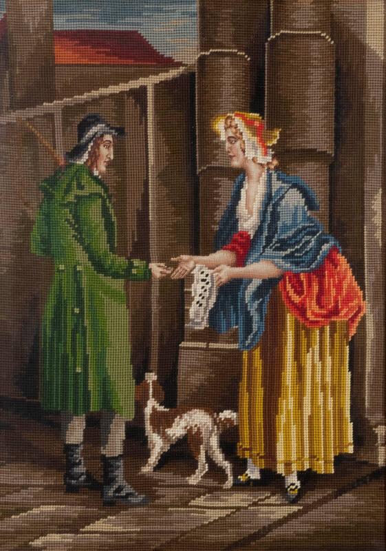 A New Love Song Needlepoint Picture