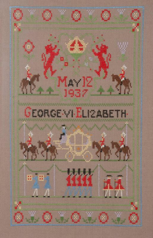 Coronation Cross Stitch Picture