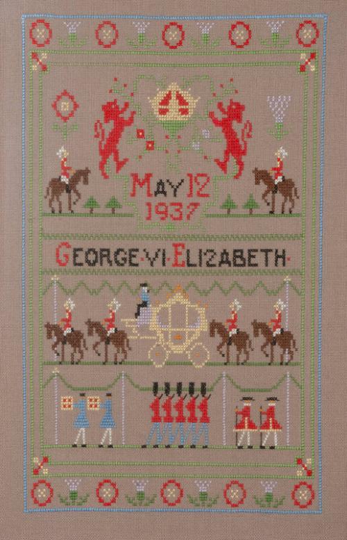 Coronation Cross Stitch Picture