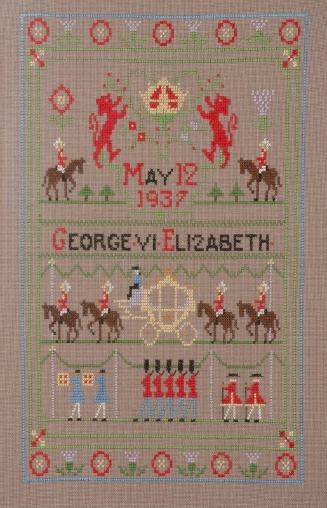 Coronation Cross Stitch Picture