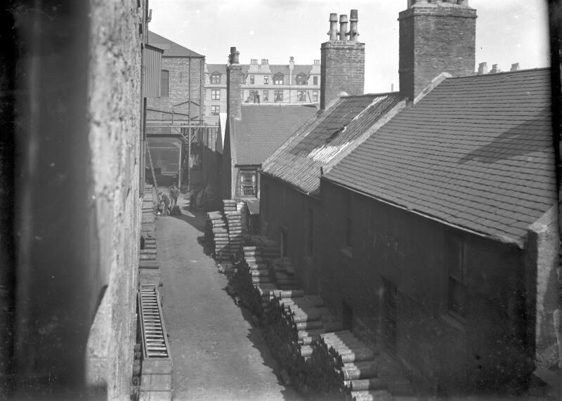 Outside Yard With Shell Blanks (?) Looking East
