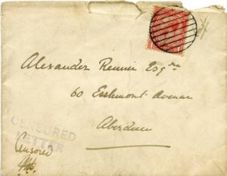 letter from Commander Douglas of  HMS Warspite June 1916