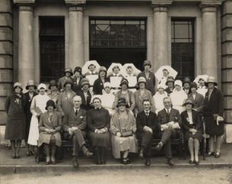Matron Marget Husband, Nurses and Dignitaries, Prize Giving, Royal Gwent Hospital