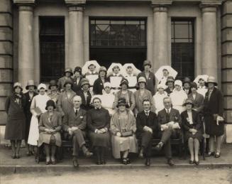 Matron Marget Husband, Nurses and Dignitaries, Prize Giving, Royal Gwent Hospital