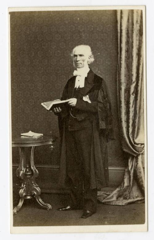 Carte de Visite of a Man in Academic Robes