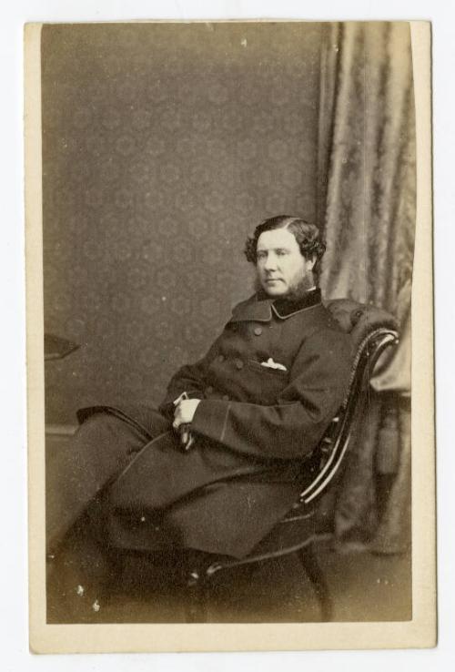 Carte de Visite of a Seated Man