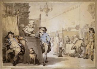 The Coffee House by Thomas Rowlandson