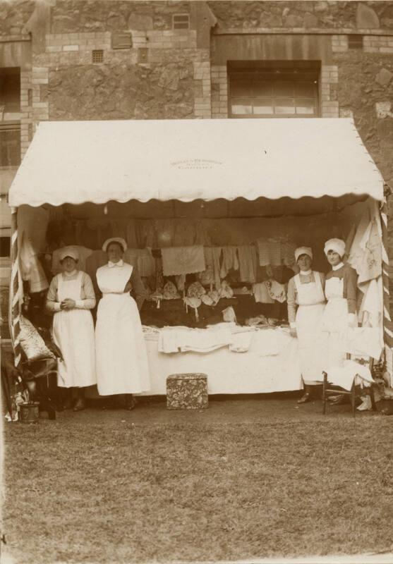 Nurses at Sale of Work Cardiff Royal Infirmary