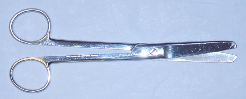 Scissors, Straight, Round Pointed