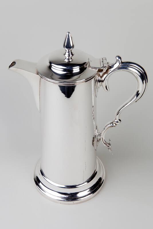 Silverplated Lidded Flagon