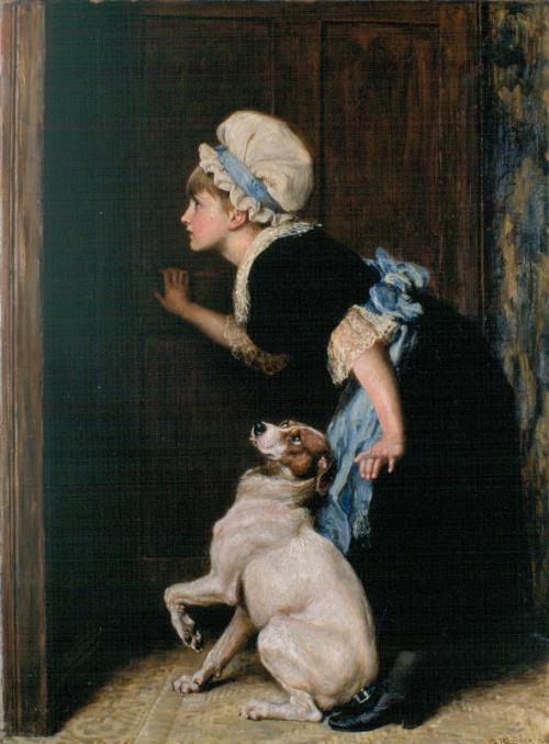 Mother Hubbard by Briton Riviere