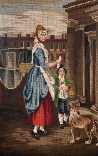 Do You Want Any Matches? Cries of London Needlepoint Picture