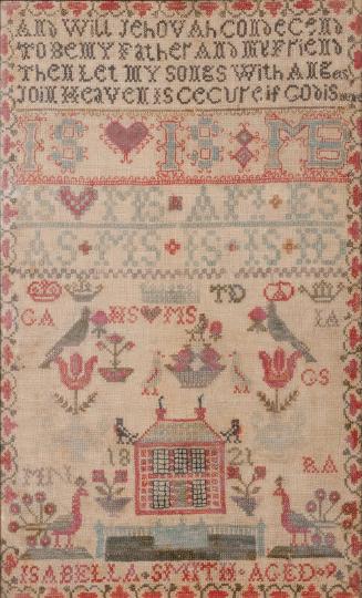 Sampler With House(Blue And Red)