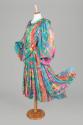 Hand-Printed Silk Chiffon Dress from Summer 1977 Collection