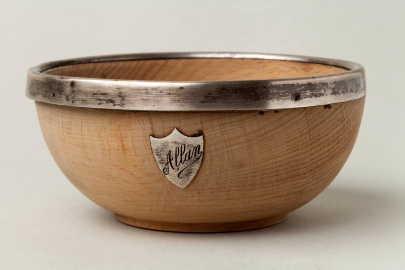 Silver Rimmed Treen Drinking Cup by Cornelius Desormeaux Saunders & James Francis Hollings (Fra…