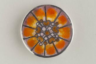 Silver and Enamel Pill Box by Norman Grant