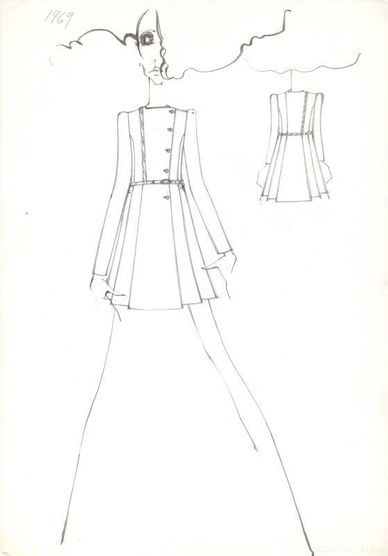 Drawing of Dress