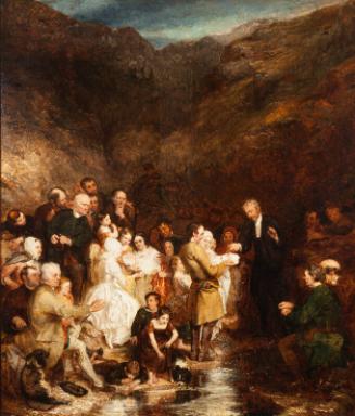 The Covenanter's Baptism by Sir George Harvey