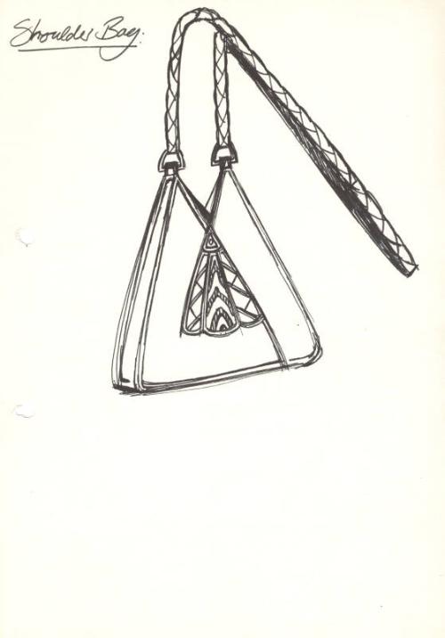 Drawing of Shoulder Bag