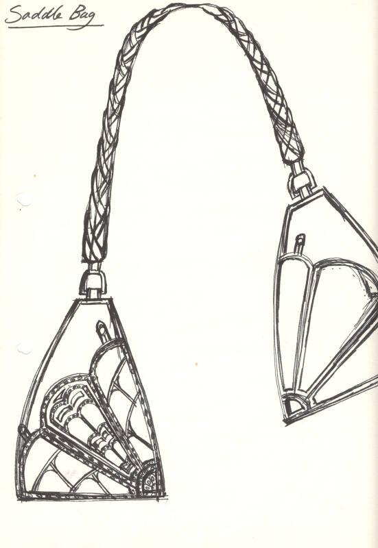 Drawing of Saddle Bag