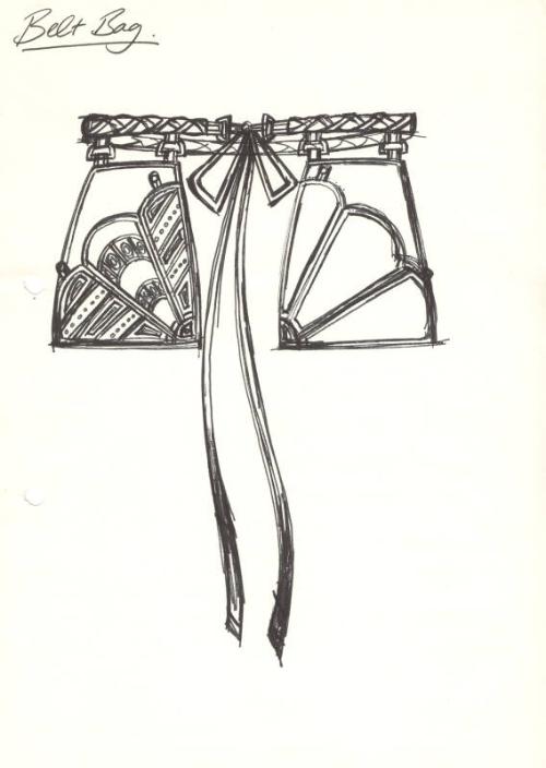 Drawing of Belt Bag