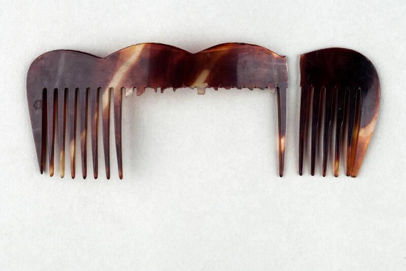 Faux Tortoiseshell Ornamental Hair Comb