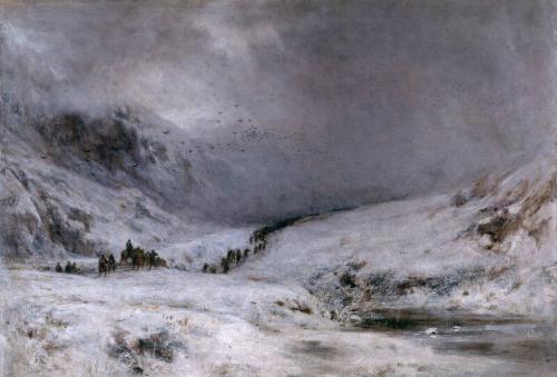 Passage Of Montrose's Army Through Glencoe Legend Of Montrose) by Sir George Reid