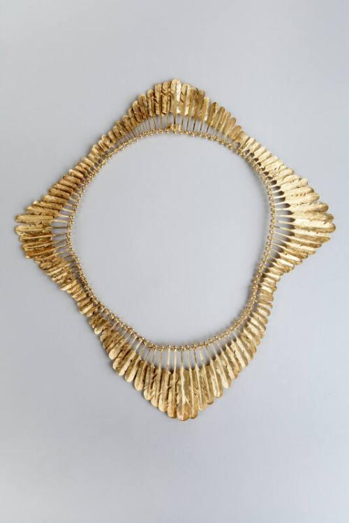 Gold Feather Necklace
