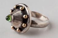 Silver Ring With Peak by Rachel Mackie