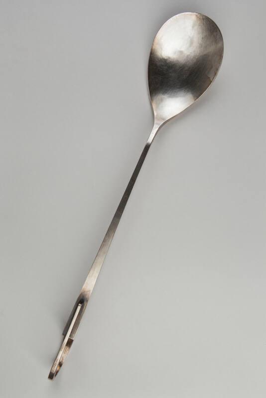 Oxidised Forged Ladle by John Creed