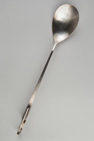 Oxidised Forged Ladle by John Creed