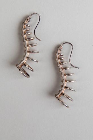 Silver Twist Earrings by Duncan Grant