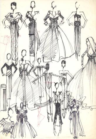 Multidrawing of Dresses