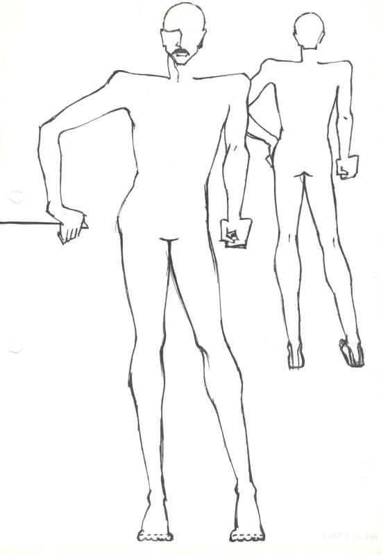 Drawing of Male Figure