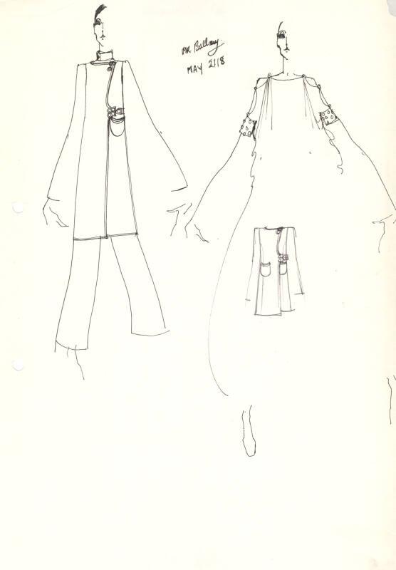 Drawing of Dresses