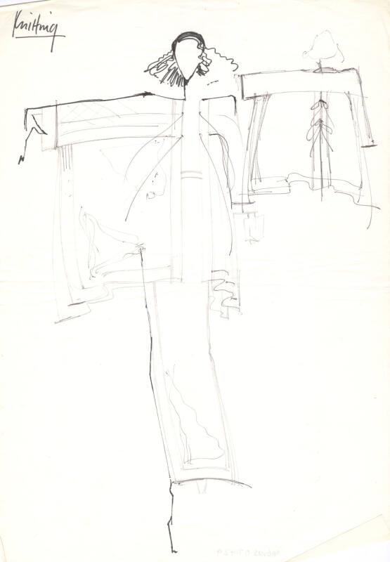 Drawing of Jacket and Skirt