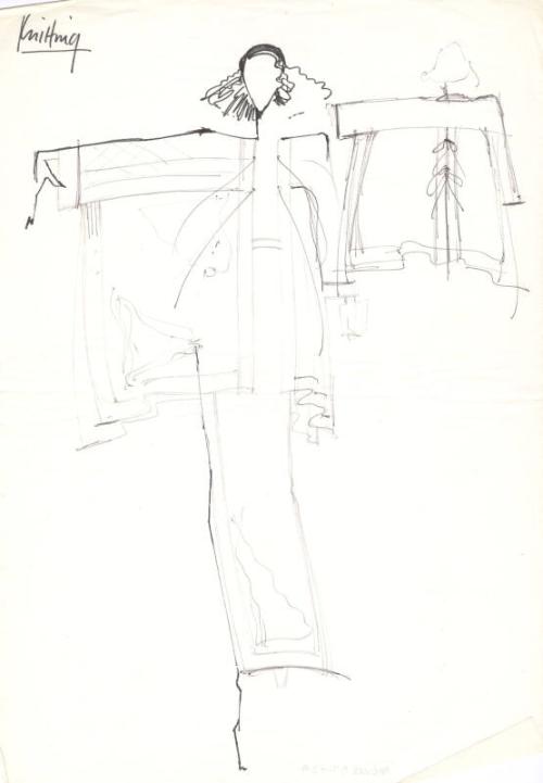 Drawing of Jacket and Skirt