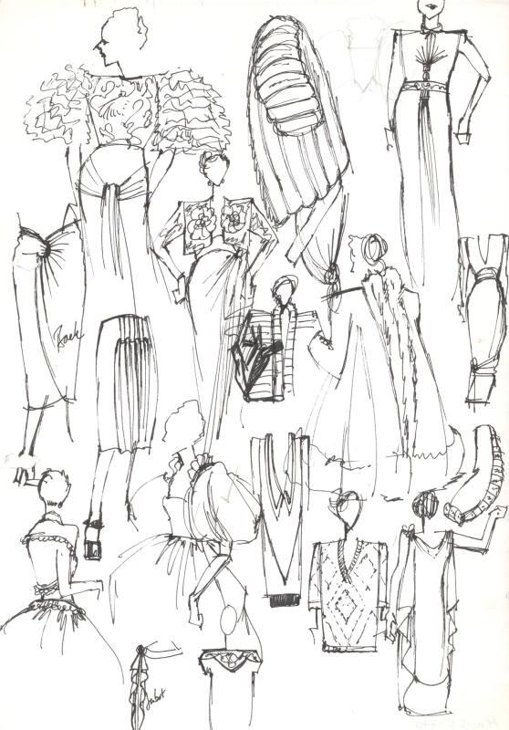 Multidrawing of Dresses